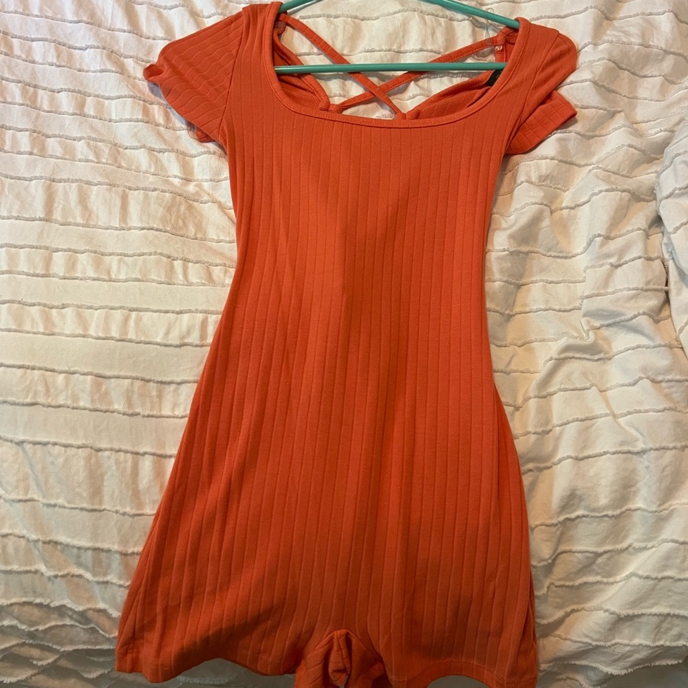 Orange Romper